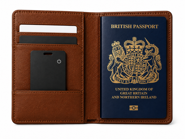 In your passport holder
